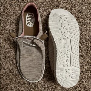 Hey Dude Women's Flats - Tan and Pink